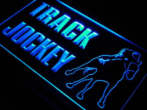 Jockey Track Horse Ride Gift Neon Light Sign